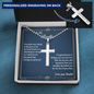 To My Brother on His Wedding Day, Groom Gift from Sister, Brother Wedding Day Gift, Personalized Wedding Gift from Sister to Groom - Ball Chain