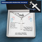 New Dad Gift, Gift For Dad From Bump, Pregnant Wife To Husband Gift, Dad-To-Be Gift - Ball Chain