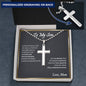 To My Son Gift, Son Keepsake Gifts from Dad, Son Birthday Gift, Son Graduation Gift, From Dad to Son, Christmas Gifts For Son - Ball Chain