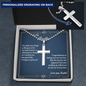 To My Brother on His Wedding Day, Groom Gift from Sister, Brother Wedding Day Gift, Personalized Wedding Gift from Sister to Groom - Ball Chain