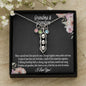 Grandmother & Grandson Birthstone Necklace, Grandma Birthday Gift From Grandson, Grandma Gift, Gift from Grandson, Mother's Day Gift
