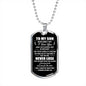 To My Son, Gift For Son From Mom, From Dad To Son, Son Graduation Gift, Son Birthday Gift, Christmas Gifts For Son