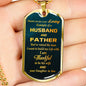 Father In Law Dog Tag Necklace Gift In Gift Box, Father In Law Birthday Gift, Fathers Day Gift Ideas