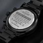 To My Husband Engraved Mens Watch - Never Forget That I Love You, Christmas Gift for Husband, Anniversary Gift, Husband Birthday