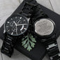 To My Man Engraved Mens Watch - I Found My Missing Piece The Day I Met You, Boyfriend Gift, Romantic Gift for Him, Christmas Gifts