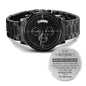 Boyfriend Engraved Watch, Anniversary Gift for Boyfriend, Boyfriend Birthday Gift, Romantic Valentine's Day Gift for Him, Christmas Gifts