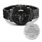 Dad Engraved Watch Gift from Daughter, "I will always be your little girl" Engraved Watch Gift for Dad, Dad Birthday Gift, Christmas Gifts