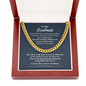 To My Soulmate Gifts for Men, Romantic Gifts For Him, Unique Gift For Him, Meaningful Gift For Him, Thoughtful Gift For Him, Cuban Chain Necklace