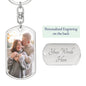 Photo Keychain Personalized, Custom Picture Keychain, Photo Keychain Engraved, Gift for Him, Gift for Her