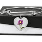 September Birth Flower, Aster Bracelet, Birth Flower Bracelet