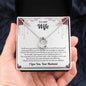 To My Wife Necklace, Anniversary Gift For Wife, Wife Birthday Gift, Wife Necklace, Christmas Gifts, Valentine's Day Gift