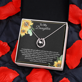 To My Daughter, Sentimental Gift For Daughter from Mom, Daughter Birthday Gift, Daughter Necklace