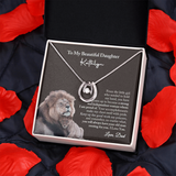 Gift for Daughter from Dad, To My Beautiful Daughter Necklace, Daughter Birthday Gift from Dad, Daughter Graduation Gift
