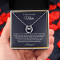 To My Beautiful Mom Necklace, Christmas Gift From Daughter, Mom Necklace, Mom Gift from Son, Mother's Day Necklace