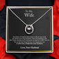 To My Wife Necklace, Anniversary Gift For Wife, Wife Birthday Gift, Wife Necklace, Christmas Gifts, Valentine's Day Gift