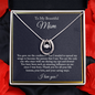 To My Beautiful Mom Necklace, Christmas Gift From Daughter, Mom Necklace, Mom Gift from Son, Mother's Day Necklace