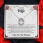 To My Wife Necklace, Anniversary Gift For Wife, Wife Birthday Gift, Wife Necklace, Christmas Gifts, Valentine's Day Gift