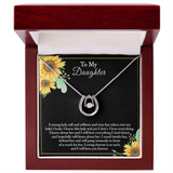 To My Daughter, Sentimental Gift For Daughter from Mom, Daughter Birthday Gift, Daughter Necklace