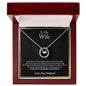 To My Wife Necklace, Anniversary Gift For Wife, Wife Birthday Gift, Wife Necklace, Christmas Gifts, Valentine's Day Gift