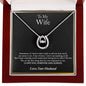 To My Wife Necklace, Anniversary Gift For Wife, Wife Birthday Gift, Wife Necklace, Christmas Gifts, Valentine's Day Gift