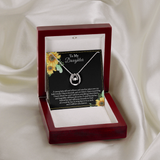 To My Daughter, Sentimental Gift For Daughter from Mom, Daughter Birthday Gift, Daughter Necklace