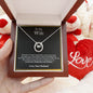 To My Wife Necklace, Anniversary Gift For Wife, Wife Birthday Gift, Wife Necklace, Christmas Gifts, Valentine's Day Gift