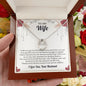 To My Wife Necklace, Anniversary Gift For Wife, Wife Birthday Gift, Wife Necklace, Christmas Gifts, Valentine's Day Gift