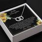 Gift For Daughter From Mom, Mother to Daughter Unbreakable Bond Necklace, Daughter Gift Ideas