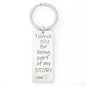 Thank You for Being Part of My Story, Teacher Keychain, Teacher Appreciation Gift, Thank You Teacher