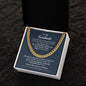 To My Soulmate Cuban Chain Necklace