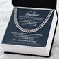 To My Soulmate Cuban Chain Necklace