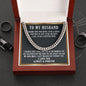 To My Husband Cuban Chain Necklace, Husband Gift, Romantic Anniversary Gift For Husband, Husband Birthday Gift from Wife, Gift for Husband
