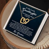 To My Lovely Granddaughter Necklace, Granddaughter Gift from Grandma, Gift from Grandpa, Granddaughter Christmas Gifts, Birthday, Graduation