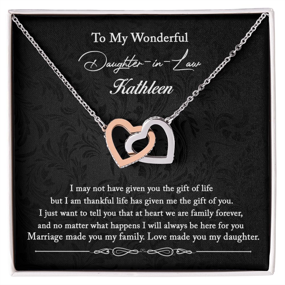 To My Daughter-In-Law Gift On Wedding Day, Future Daughter In Law Rehearsal Dinner Gift For Bride From Mother In Law