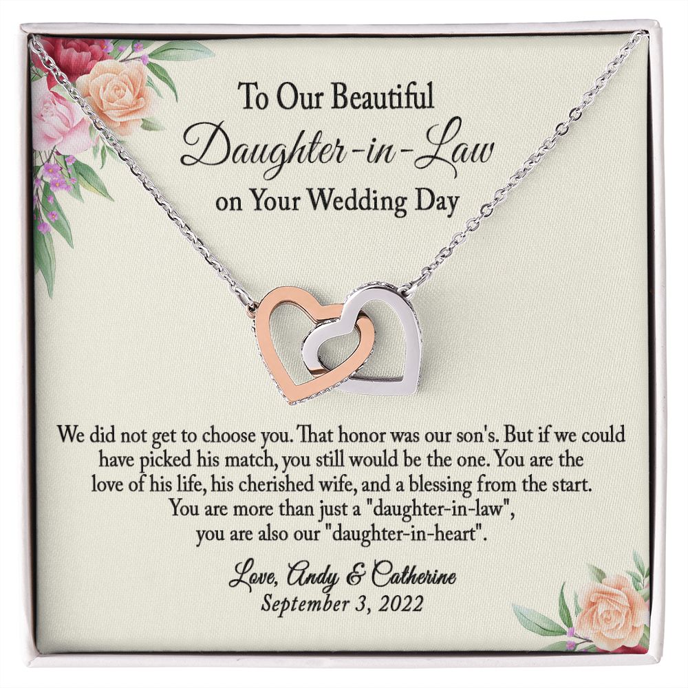 To Our Daughter In Law Gift On Wedding Day Future Daughter In Law Rehearsal Dinner Gift For Bride From Mother Father In Law