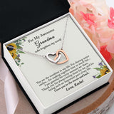 Grandma Necklace, Grandma Gifts from Grandson, Grandma Birthday Gift from Granddaughter, Mother's Day Gifts, Christmas Gifts