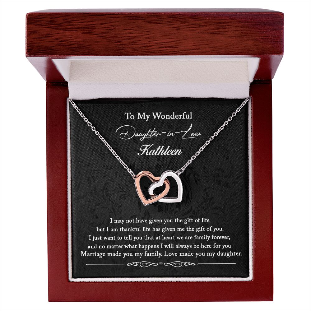 To My Daughter-In-Law Gift On Wedding Day, Future Daughter In Law Rehearsal Dinner Gift For Bride From Mother In Law