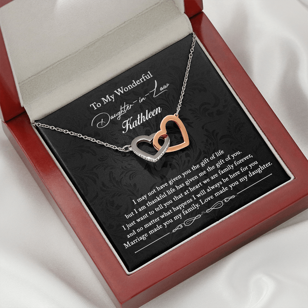 To My Daughter-In-Law Gift On Wedding Day, Future Daughter In Law Rehearsal Dinner Gift For Bride From Mother In Law