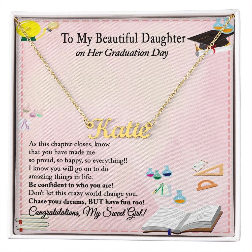 Graduation necklace for daughter new arrivals