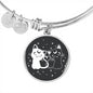 Personalized Cat Bracelet Gift for Her, Cat Lover Gift for Women, Luna And Artemis Bracelet for Her, Sailor Moon Inspired Bracelet