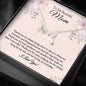 Christmas Gift for Mom, To My Beautiful Mom Necklace, Christmas Gift from Daughter
