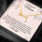 Christmas Gift for Mom, To My Beautiful Mom Necklace, Christmas Gift from Daughter