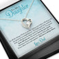 Gift For Daughter From Dad, Daughter Father Necklace