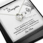 Gift For Daughter From Mom, Daughter Gift From Mom, Daughter Mother Necklace - Forever Hearts