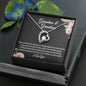 Grandmother & Grandson Necklace, Grandma Gift, Birthday Gift For Grandma From Grandson - Heart Necklace