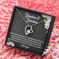 Grandmother & Grandson Necklace, Grandma Gift, Birthday Gift For Grandma From Grandson - Heart Necklace