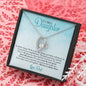 Gift For Daughter From Dad, Daughter Father Necklace