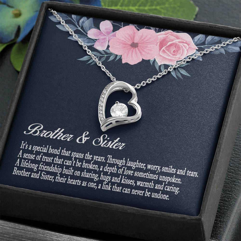 Brother And Sister Necklace Brother And Sister Gift Birthday