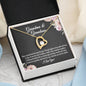 Grandmother & Grandson Necklace, Grandma Gift, Birthday Gift For Grandma From Grandson - Heart Necklace