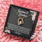 Grandmother & Grandson Necklace, Grandma Gift, Birthday Gift For Grandma From Grandson - Heart Necklace